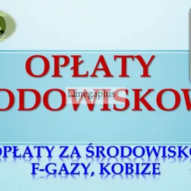 Opłaty środowiskowe, tel. 502-032-782. Warszawa, Łódź, Kraków, Wrocław, Poznań, Gdańsk, Szczecin, Bydgoszcz, Lublin, Katowice, Białystok,