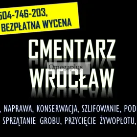 Położenie ramy na grób, tel. 504-746-203, Wrocław, obudowy grobu, Wrocław. Zamontowanie pomnika tymczasowego, cena.